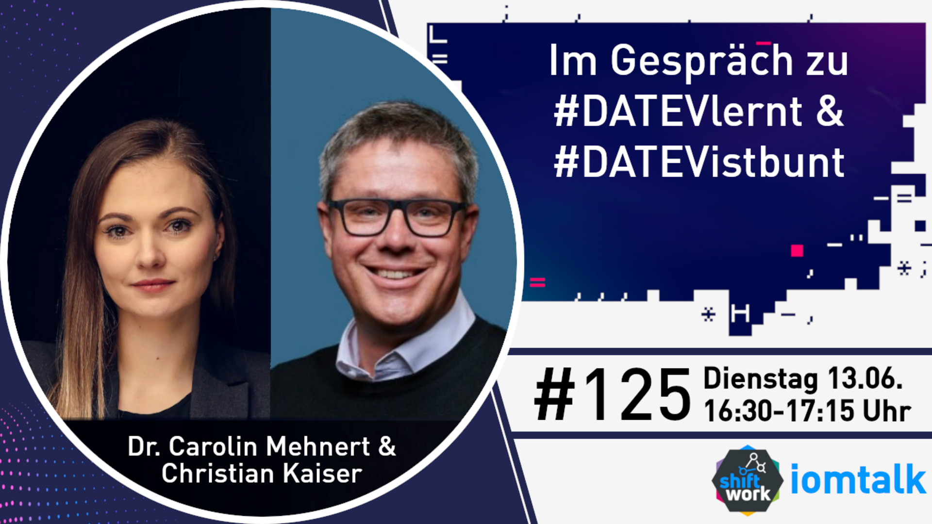 Im Gespräch mit Carolin Mehnert & Christian Kaiser zu #DATEVlernt und #DATEVistbunt